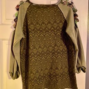 Gimmicks sweatshirt with bow sleeves